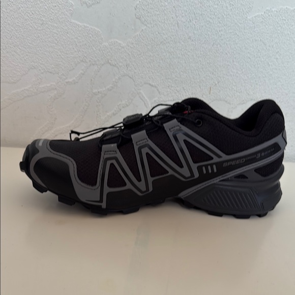 Salomon Black Gray Speedcross 3 GTX Gortex Trail Shoes Size 6 NWT - Picture 5 of 16